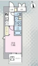 Ente Wille 南麻布 (エンテヴィレ南麻布) 203 間取り図