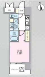 Ente Wille 南麻布 (エンテヴィレ南麻布) 202 間取り図