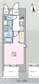 Ente Wille 南麻布 (エンテヴィレ南麻布) 701 間取り図