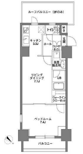 KDX岩本町レジデンス 903 間取り図