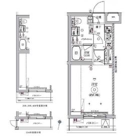 RELUXIA西馬込 (リルシア西馬込) 1階 間取り図