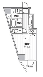 ALTERNA東池袋 (オルタナ東池袋) 412 間取り図