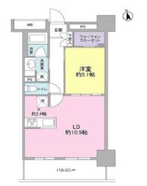 スタイリオ品川中延 605 間取り図