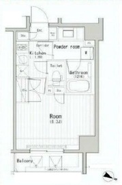 シーフォルム東麻布 8階 間取り図