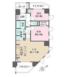 リステージ赤羽台ヒルトップテラス 11階 間取り図