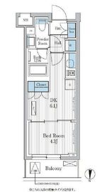 パークアクシス東陽町レジデンス 2302 間取り図