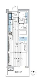 パークアクシス東陽町レジデンス 2301 間取り図