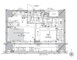 ピアース武蔵小杉EAST 14階 間取り図