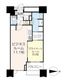 ドゥ・トゥール 50階 間取り図