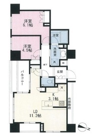 ブランズ九段北 7階 間取り図