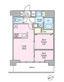 リビオメゾン大森WEST 1003 間取り図