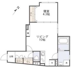 GRAN PASEO三軒茶屋 (グランパセオ三軒茶屋) 103 間取り図
