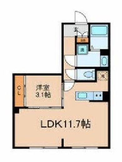 GRAN PASEO三軒茶屋 (グランパセオ三軒茶屋) 202 間取り図