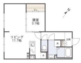 GRAN PASEO三軒茶屋 (グランパセオ三軒茶屋) 302 間取り図