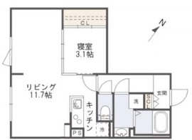 GRAN PASEO三軒茶屋 (グランパセオ三軒茶屋) 402 間取り図