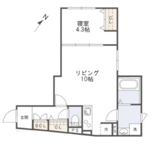 GRAN PASEO三軒茶屋 (グランパセオ三軒茶屋) 404 間取り図