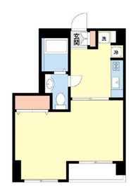 勝どきハイツ 1109 間取り図