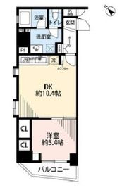 ラヴェンナ人形町 2階 間取り図