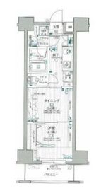 日神デュオステージ浅草三筋 3階 間取り図
