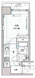 アフェクシオン日本橋人形町 9階 間取り図