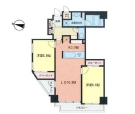 ミオカステーロ文京千駄木 11階 間取り図