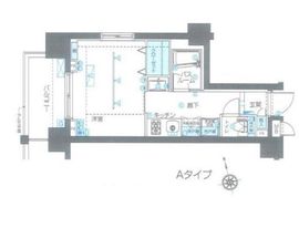 ZOOM品川南 2階 間取り図