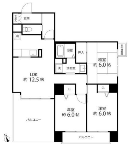 T's garden東陽町 (ティーズガーデン東陽町) 303 間取り図