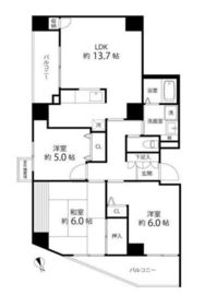 T's garden東陽町 (ティーズガーデン東陽町) 1102 間取り図