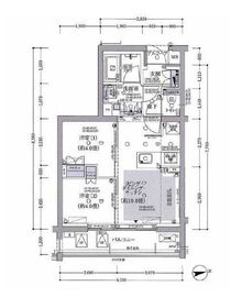 リベラージュ目黒洗足 1階 間取り図