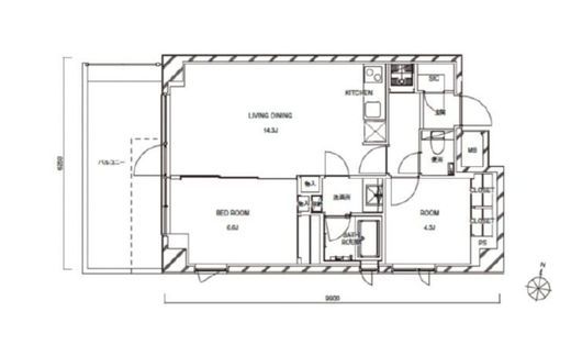 MEGURO HAUS （メグロハウス） 1階 間取り図