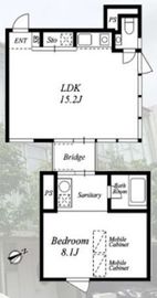 イソラ中目黒 3階 間取り図