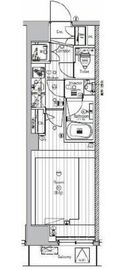 プレミアムキューブジー上野 5階 間取り図