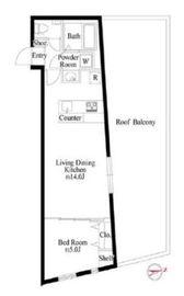 ザ・シティレジデンス目黒本町 301 間取り図