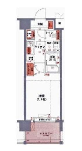 ハーモニーレジデンス森下ステーションフロント 602 間取り図