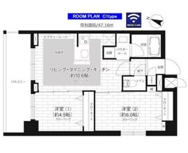 ステージファースト洗足池 7階 間取り図