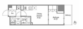 nido蔵前Residence 504 間取り図