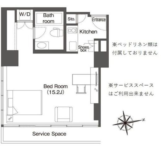 ウエリスアーバン品川タワー 901 間取り図