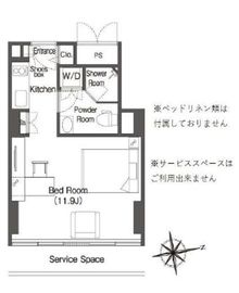 ウエリスアーバン品川タワー 905 間取り図