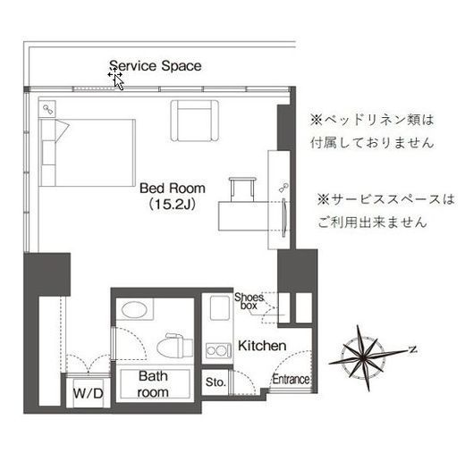 ウエリスアーバン品川タワー 902 間取り図