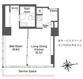 ウエリスアーバン品川タワー 1001 間取り図
