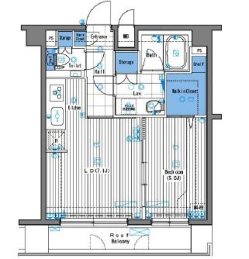 グランド・ガーラ三田 9階 間取り図