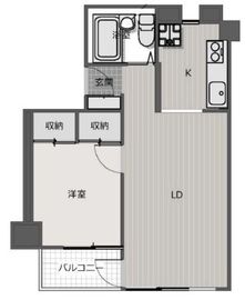 オーキッドレジデンス清澄白河 403 間取り図