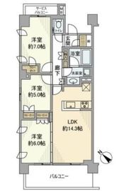 プレミスト平和台 1階 間取り図