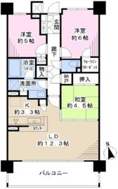 オーベル赤羽ヒルズ 4階 間取り図