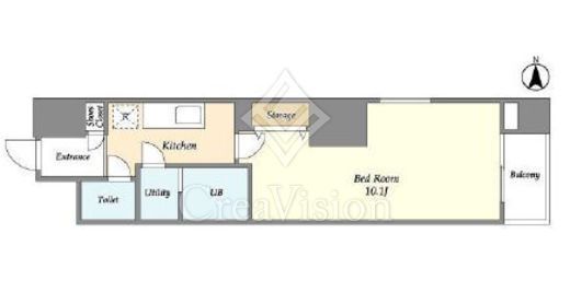 プレール・ドゥーク錦糸公園前 11階 間取り図