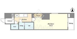 プレール・ドゥーク錦糸公園前 11階 間取り図