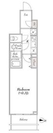 プレール・ドゥーク錦糸公園前 13階 間取り図