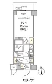 ベルファース大森山王 203 間取り図