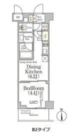 ベルファース大森山王 216 間取り図