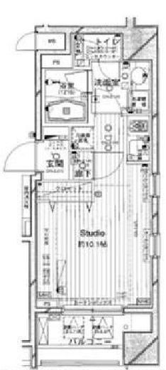 シティインデックス木場 305 間取り図